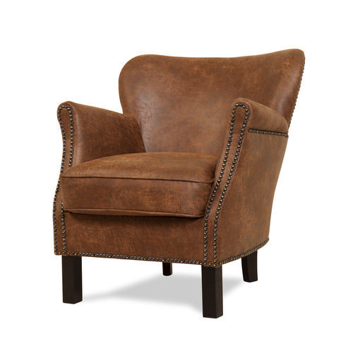 现代风格扶手椅 - Como - Tarmeko LPD - 皮质 / 布艺 / 棕色
