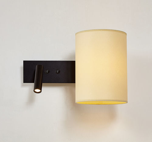 现代风格壁灯 - TORSO - Luxcambra - 室内 / 棉质 / 草编