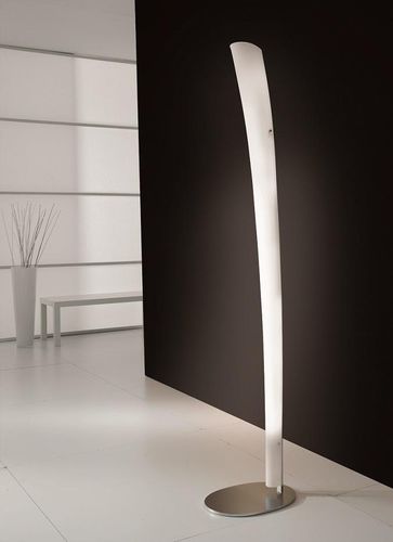 落地灯 - CALLA - selène illuminazione - 磨砂不锈钢 / 玻璃 / 现代风格