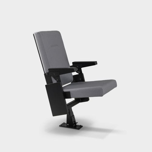 现代风格剧院椅 - Lucca - Jezet Seating - 室内 / 防火布料 / 涂漆金属桌脚