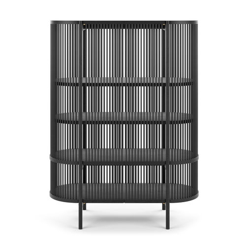 现代风格玻璃展示柜 - BASTONE: WITH DOORS - Poiat | Furniture - 独立式 / 栎木 / 实木