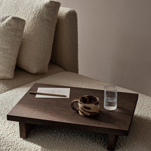 现代风格边桌 - Kona - Ferm Living - 栎木 / MDF / 橡木桌脚