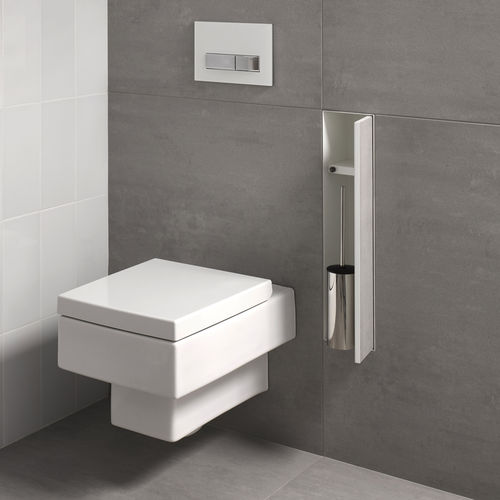 不锈钢马桶刷架 - TCL-8-B - ESS Easy Drain - 嵌入式 / 用于酒店 / 黑色