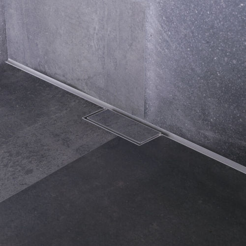 磨砂不锈钢条形地漏 - WALL - ESS Easy Drain - 高耐拉力