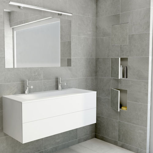 不锈钢壁龛 - BOXT-C-15X15X14 - ESS Easy Drain - 正方形 / 浴室