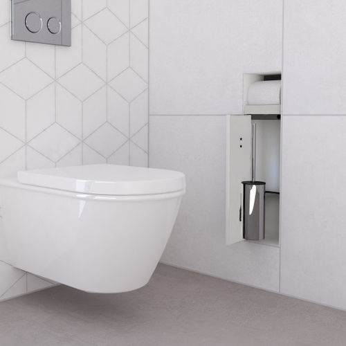 不锈钢马桶刷架 - TCL-9-W - ESS Easy Drain - 嵌入式 / 用于酒店