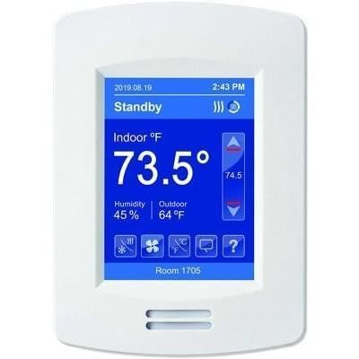 空调系统遥控器 - LG8660 - LG HVAC - 用于智能建筑系统 / 哑光 / 触摸屏