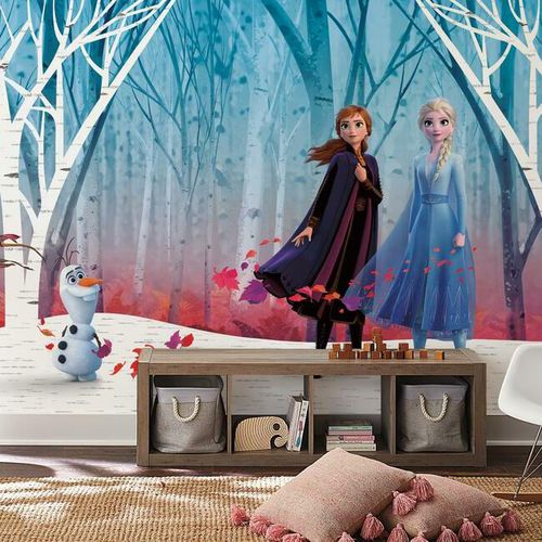 现代风格墙纸 - Disney Frozen 2 Woodland Tree - York wallcoverings - 乙烯基 / 儿童图案 / 仿墙纸
