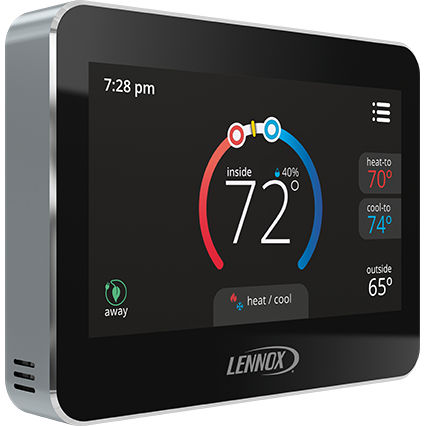 电子温度调节器 - COMFORTSENSE® 7500 - Lennox - 可编程 / 用于通风系统 / 壁挂