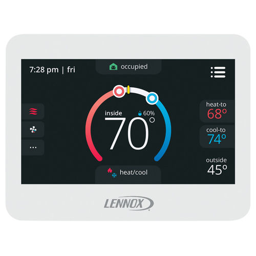 电子温度调节器 - COMFORTSENSE® 8500  - Lennox - 可编程 / 用于通风系统 / 壁挂