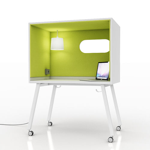 开放式办公桌 - ROLL IN - INTO Concept - 现代风格 / MDF / 声学