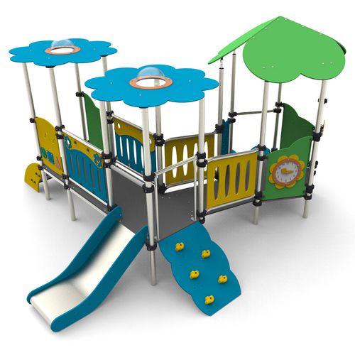 游乐场游乐设施 - MFI-05 - Free Kids s.c. - 钢 / HDPE / 模块化