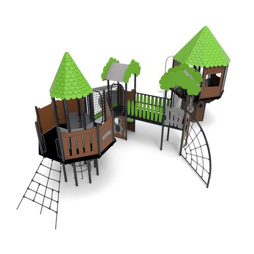 游乐场游乐设施 - DND-12 - Free Kids s.c. - 金属 / HDPE / 模块化