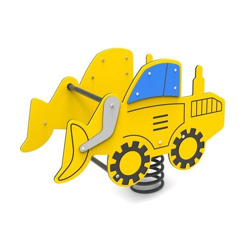 胶合板弹簧摇摇乐 - BULLDOZER   - Free Kids s.c. - 运输工具 / 单人