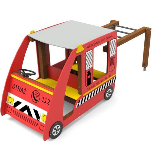 游乐场玩具车 - FIRE TRUCK  - Free Kids s.c. - 户外