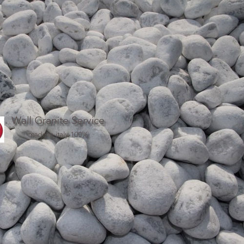 露台鹅卵石 - BIANCO CARRARA CIOTTOLI - WALL GRANITE SERVICE SRL - 圆形