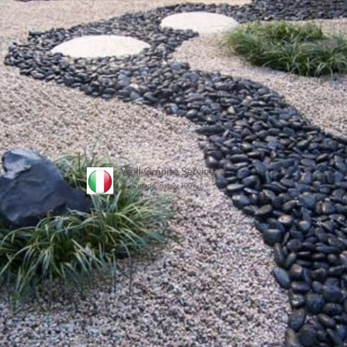 露台鹅卵石 - CIOTTOLI AND GRAVEL GARDEN DESIGN - WALL GRANITE SERVICE SRL - 用于水池 / 用于室外地面 / 圆形