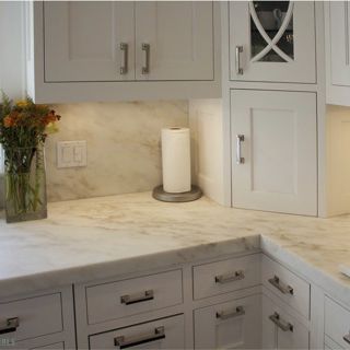 大理石厨房台面 - ALABAMA WHITE - WALL GRANITE SERVICE SRL - 厨房 / 白色