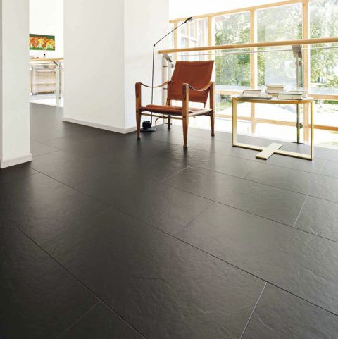 天然石材瓷砖 - ARDESIA NERA - WALL GRANITE SERVICE SRL - 抛光 / 光滑 / 室内