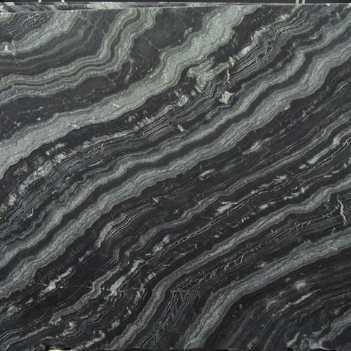 大理石天然石板 - AGATA BLACK  - WALL GRANITE SERVICE SRL - 用于地面 / 抛光 / 黑色
