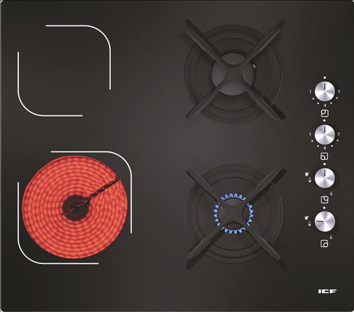 玻璃陶瓷灶台 - HVC6042 - ICF Kitchen Appliances - 燃气 / 4眼 / 嵌入式