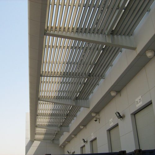 铝制建筑遮阳板 - Q-SL125 - AFS International B.V. - 用于外墙 / 立式 / 卧式