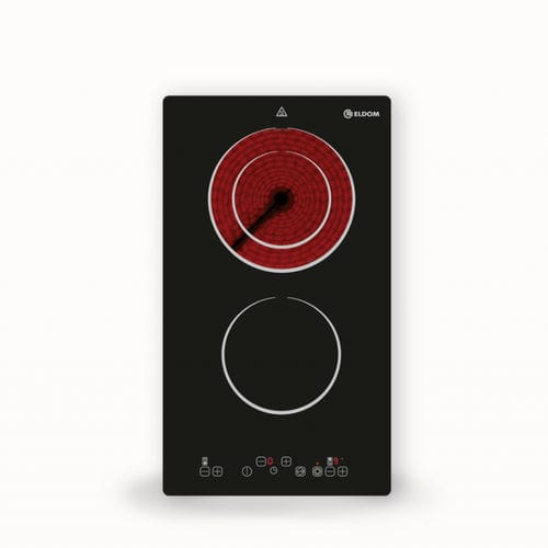 玻璃陶瓷灶台 - PVS21 - ELDOMINVEST LTD - 双眼 / 嵌入式 / 带触摸控制