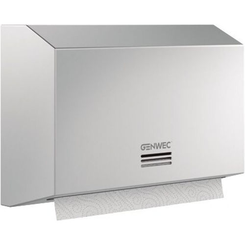 壁挂擦手纸分配器 - GW03 04 04 01 - genwec - 磨砂不锈钢 / 304不锈钢 / 商用