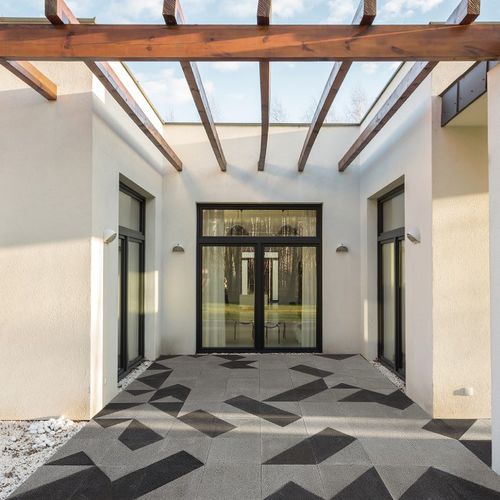 混凝土地面材料 - EKKO PLUS - Castelatto - 用于室外 / 用于停车场 / 住宅