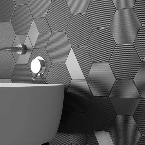 陶瓷砖 - MINI HEXA CANALE - WOW Design EU - 纹理 / 室内 / 墙面