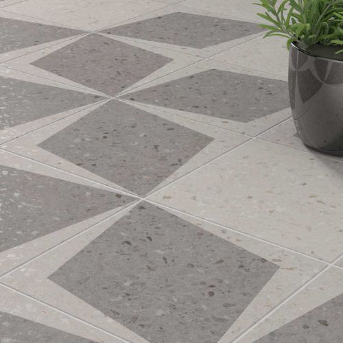 陶土瓷砖 - Natural Drops Rhombus Decor - WOW Design EU - 哑光 / 室内 / 户外