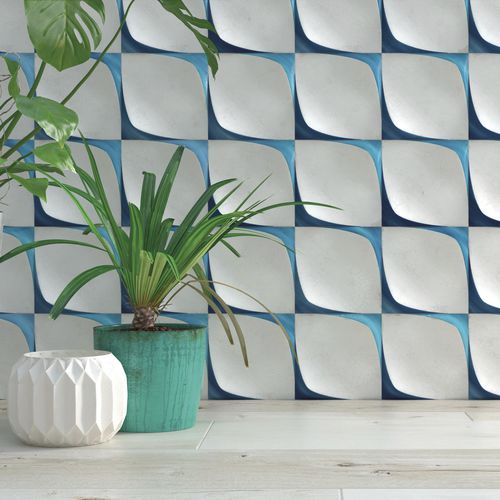 陶瓷砖 - Leaf Wall Decor - WOW Design EU - 抛光 / 室内 / 墙面