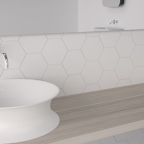 陶瓷砖 - MINI HEXA/MINI HEXA BEVEL/MINI HEXA CANALE - WOW Design EU - 高亮光 / 浴室 / 墙面