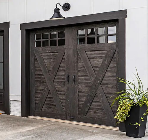 复合材料车库门 - CANYON RIDGE® CARRIAGE HOUSE (4-LAYER) - Copy door - 分段 / 钢 / 聚氨酯发泡