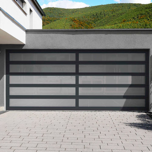分段车库门 - AVANTE® SLEEK - Copy door - 铝制 / 丙烯塑料 / 聚氨酯发泡