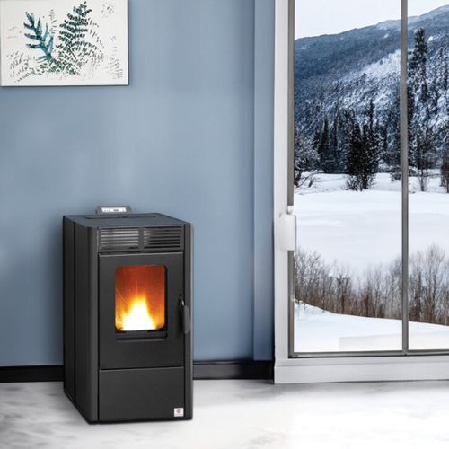 颗粒采暖炉 - DOLOMITE II - BESTOVE - 6 kW / 独立式 / 现代风格