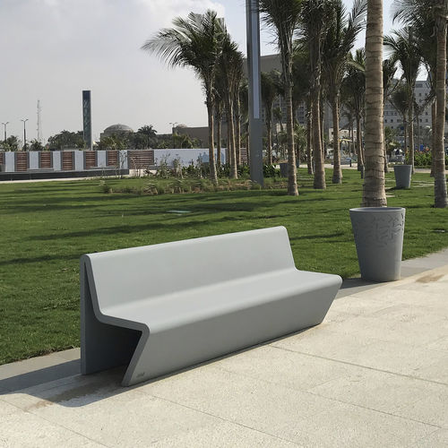 现代风格公共长椅 - JJ BACK BENCH - THE ITALIAN LAB SRL - 高性能混凝土