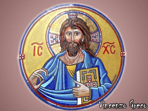 玻璃马赛克 - JESUS PANTOCRATOR  - Vincenzo Greco - 抛光 / 室内 / 户外