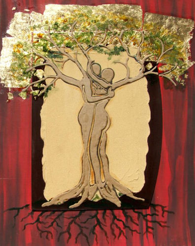 装饰丙烯画 - TREE LOVERS - Vincenzo Greco