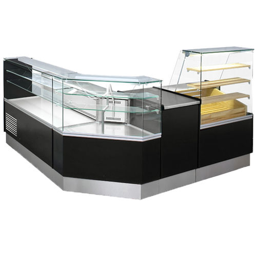 柜台冷藏展示柜 - KALI - Jimo Cooling Technology - 用于商店 / 带照明 / 定制