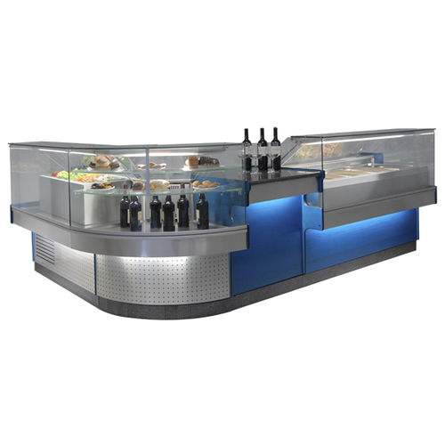 柜台冷藏展示柜 - BLUE - Jimo Cooling Technology - 餐厅 / 带照明 / 定制