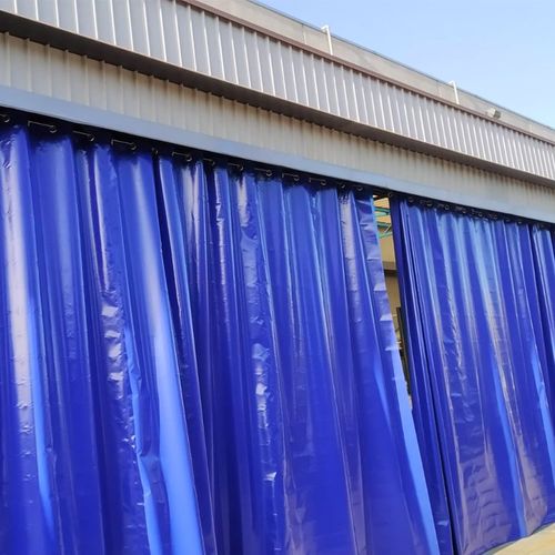 固定式隔板 - PARTITION CLOTHS - Apostoli Daniele - 滑动式 / 钢 / PVC