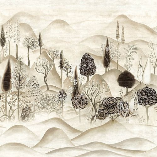 现代风格墙纸 - MUNNAR TAUPE - Masureel Distribution BVBA - 布料 / 自然图案 / 全景式