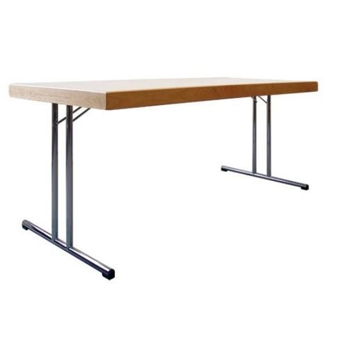 现代风格会议桌 - MEETING - Mott Mobile Systeme GmbH &Co. KG - HPL / 铬钢桌脚 / 粉末涂层钢底座