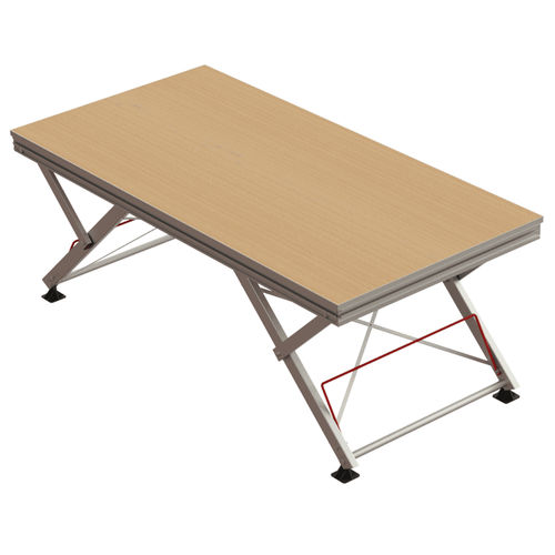 大型活动舞台搭建 - UNISTAGE BASIS - Mott Mobile Systeme GmbH &Co. KG - 易安装 / 轻型 / 高度可调节