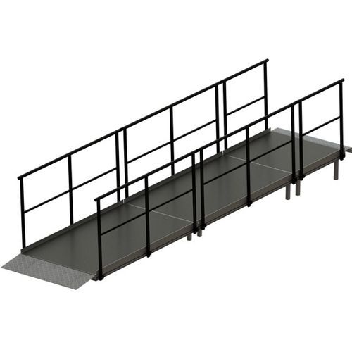 无障碍坡道 - Mott Mobile Systeme GmbH &Co. KG - 铝制 / 金属板 / 舞台