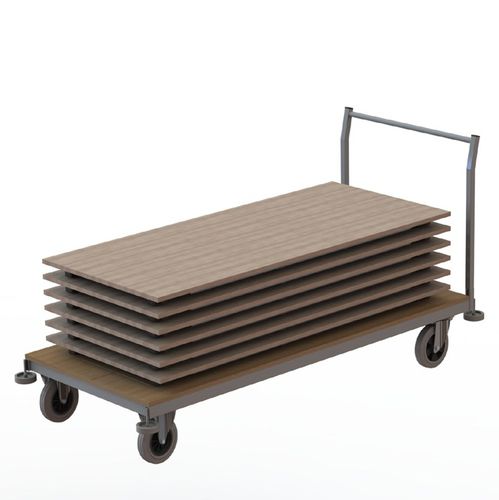 桌子推车 - HORIZONTAL CLASSIC - Mott Mobile Systeme GmbH &Co. KG - 商用 / 热喷漆钢
