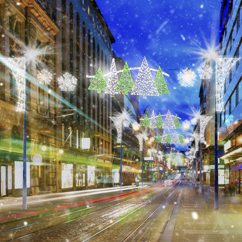 LED式灯帘 - CITY CHRISTMAS DECORATIONS - Terra Group - 户外 / 室内 / 公共空间