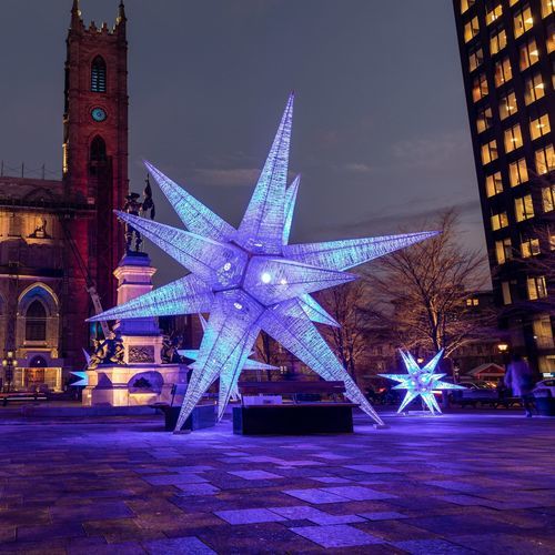 玻璃纤维圣诞装饰 - 3D Giant Star - Terra Group - 公共空间 / 公共机构用 / 办公室
