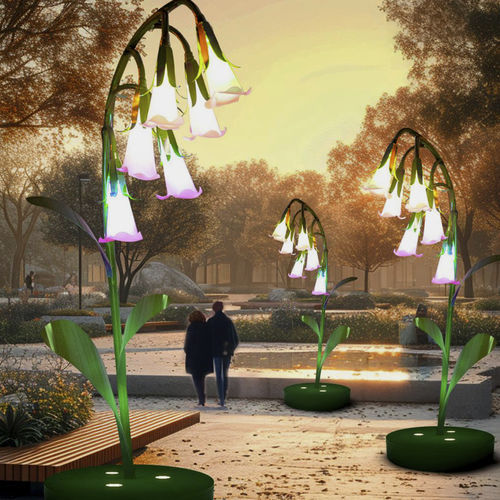 装饰雕塑 - 3D Lily of the Valley - Terra Group - 户外 / 市政 / 夜光
